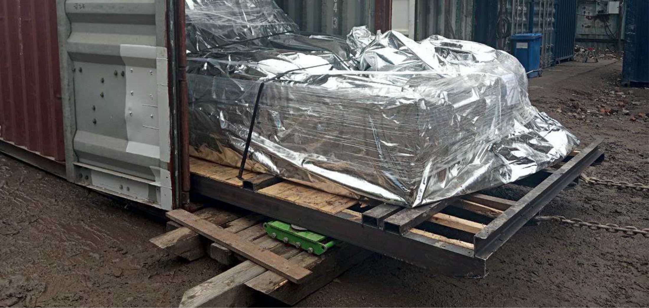 Выгрузка негабарита